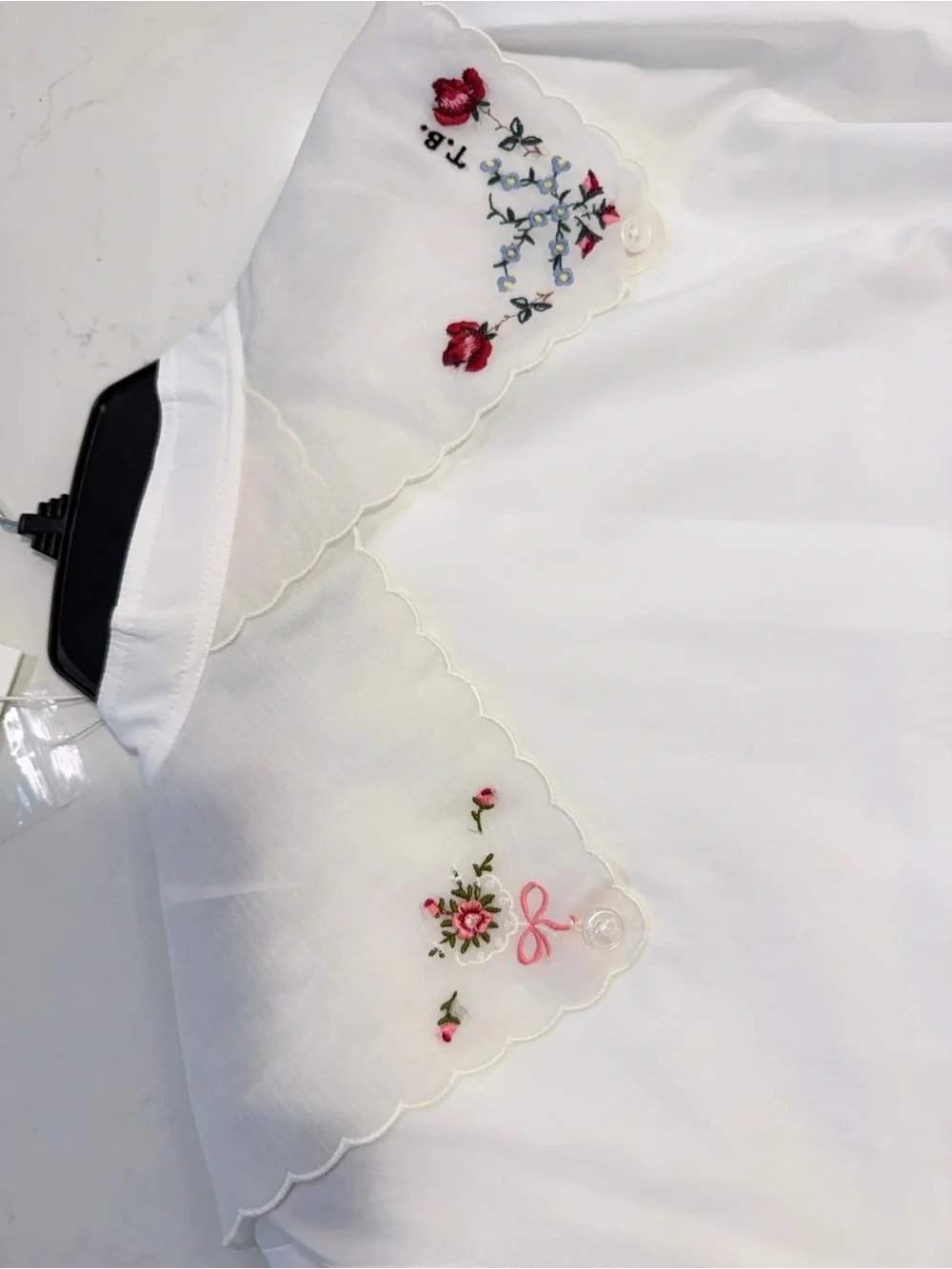 Tory Burch NWT Rare Discontinued Intricate Floral Embroidered Blouse